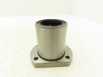 OZAK LFT40BUU Flange Linear Bearing 40mm-ID x 60mm-OD x 80mm-L 4 Bolt Flange