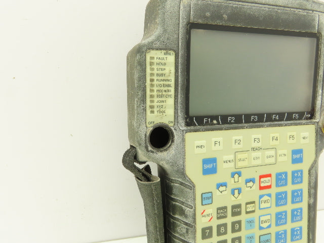 Fanuc A05B-2301-C301 Robot Teach Pendant Missing On Off switch *See Photos