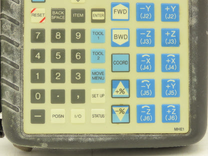 Fanuc A05B-2301-C301 Robot Teach Pendant Missing On Off switch *See Photos