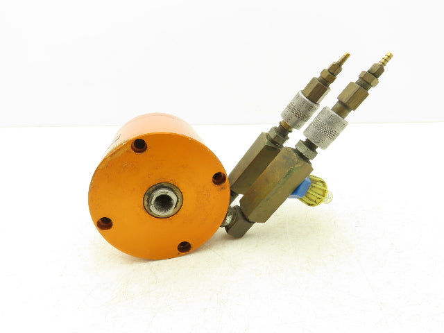 Fabco-Air E-521-XDR Pancake Line Pneumatic Cylinder Double Acting 2" x 2"