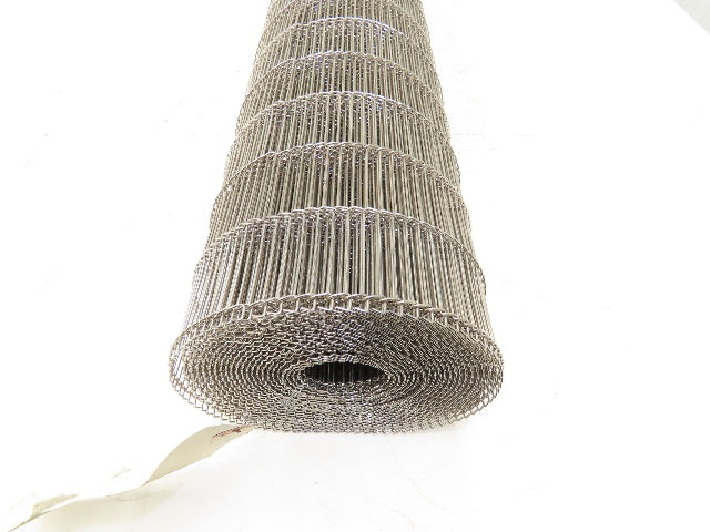 Wirebelt 42"x 25' Flat Flex Stainless Wire Conveyor Belt Sanitary 3/8x.050 21SP