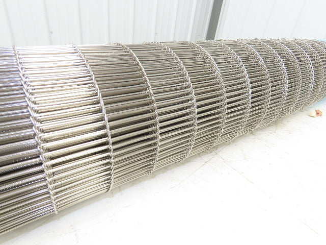 Wirebelt 42"x 25' Flat Flex Stainless Wire Conveyor Belt Sanitary 3/8x.050 21SP