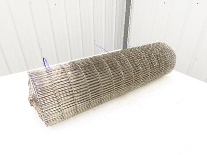 Wirebelt 34"x 34' Flat Flex Stainless Wire Conveyor Belt Sanitary 1/2x.072 13SP