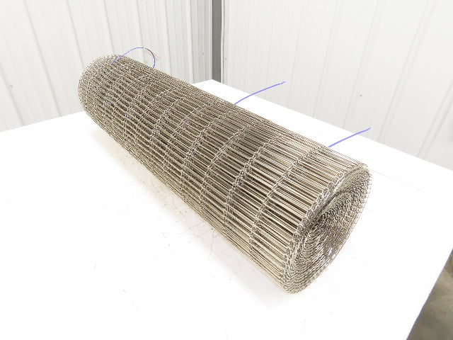 Wirebelt 34"x 34' Flat Flex Stainless Wire Conveyor Belt Sanitary 1/2x.072 13SP