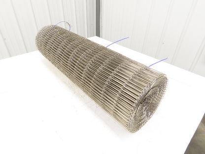 Wirebelt 34"x 34' Flat Flex Stainless Wire Conveyor Belt Sanitary 1/2x.072 13SP