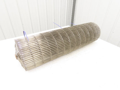 Wirebelt 34"x 34' Flat Flex Stainless Wire Conveyor Belt Sanitary 1/2x.072 13SP