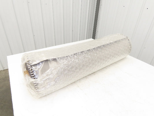 Lumsden 60 Micron Food Grade Oil Filter Oven Fryer Conveyor Belt 37.5"W 13' 7"L