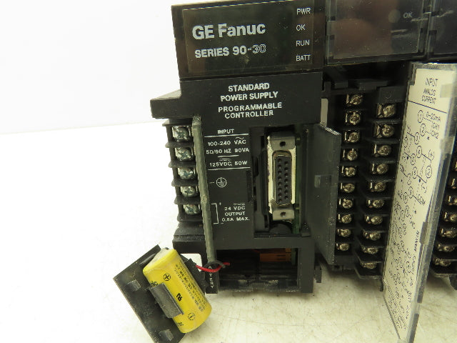 GE Fanuc I/O Input Output Slot Rack Assembly With Backplane & Power Supply *Read