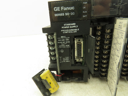 GE Fanuc I/O Input Output Slot Rack Assembly With Backplane & Power Supply *Read