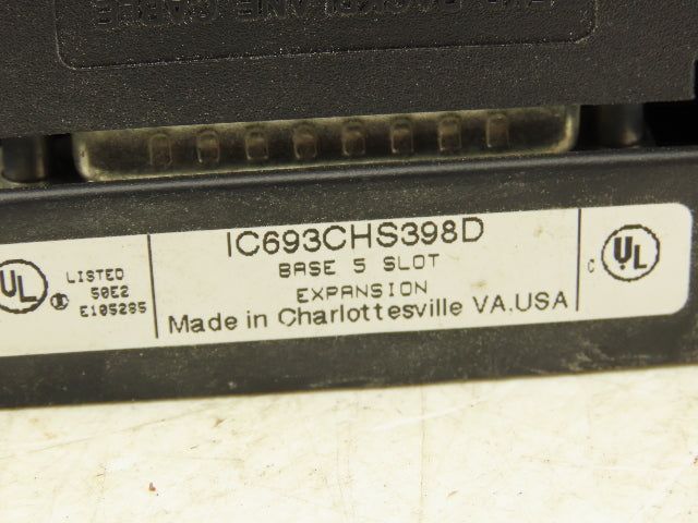 GE Fanuc I/O Input Output Slot Rack Assembly With Backplane & Power Supply *Read
