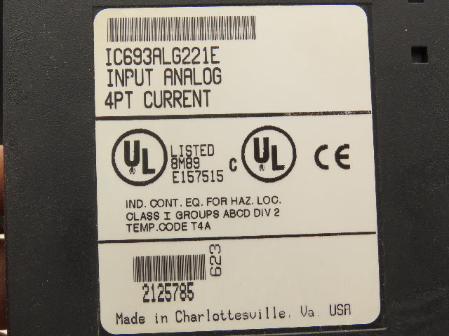 GE Fanuc I/O Input Output Slot Rack Assembly With Backplane & Power Supply *Read