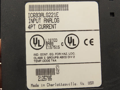 GE Fanuc I/O Input Output Slot Rack Assembly With Backplane & Power Supply *Read