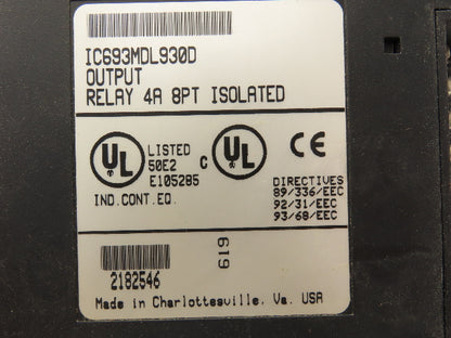 GE Fanuc I/O Input Output Slot Rack Assembly With Backplane & Power Supply *Read