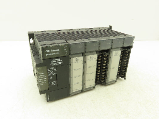 GE Fanuc I/O Input Output Slot Rack Assembly With Backplane & Power Supply *Read