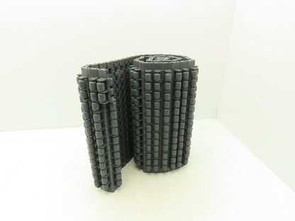 Intralox 1400 Series 15"W Plastic Roller Top Conveyor Belt Gray 54.5"Length