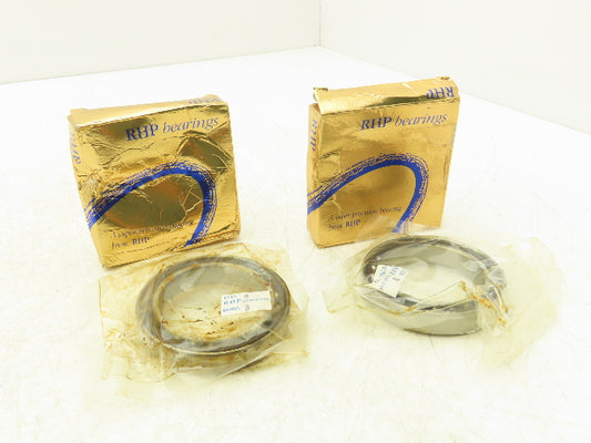 RHP 7910 ETDULP4 Ball Bearing Matched Set 50mm-ID x 72mm-OD x 12mm-W Lot Of 2