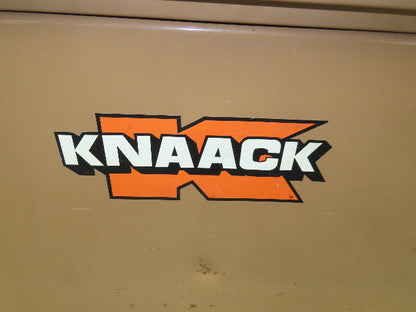 Knaack 3068 Jobsite Tool Chest 60x24x28" Box Shelf Slope Top Lid Top Steel