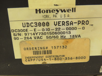 Honeywell DC300E-E-0B0-22-0000-0 UDC3000 Versa-Pro Temperature Controller Module