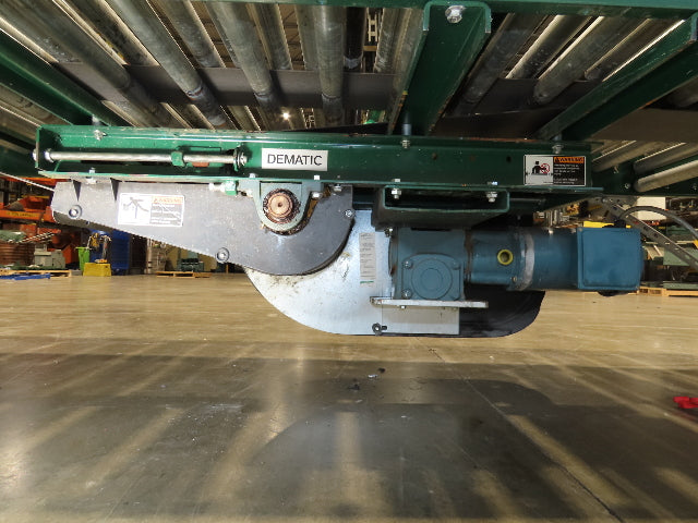 Dematic 42"x 60' Accumulating Roller Conveyor Belt Drive 40"BF 230/460V 175FPM