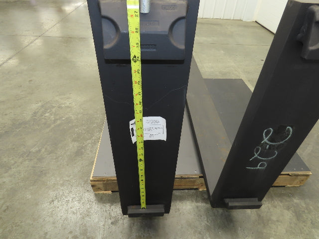 Cascade B4Q72SD Lumber Forks 8x2x72" Class 4 Steel Forklift 25" Carriage 1-Pair