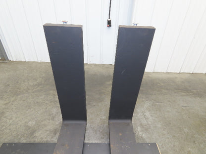 Cascade B4Q72SD Lumber Forks 8x2x72" Class 4 Steel Forklift 25" Carriage 1-Pair