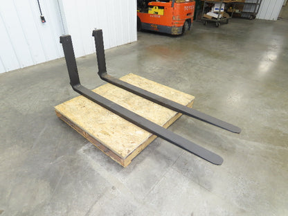 Cascade B3H72SD Lumber Forks 4x2x72" Class 3 Steel Forklift 20" Carriage 8400lbs