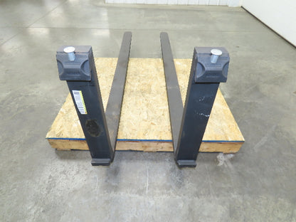 Cascade B3H72SD Lumber Forks 4x2x72" Class 3 Steel Forklift 20" Carriage 8400lbs
