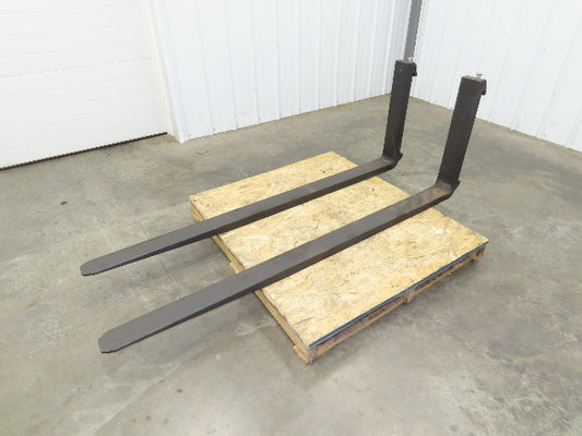 Cascade B3H72SD Lumber Forks 4x2x72" Class 3 Steel Forklift 20" Carriage 8400lbs