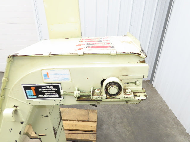 Mayfran Chip-Tote Chip Conveyor 11"x 40" Infeed 38"-48"H Discharge 230/460V 84"L