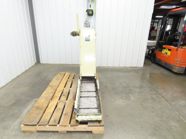 Mayfran Chip-Tote Chip Conveyor 11"x 40" Infeed 38"-48"H Discharge 230/460V 84"L