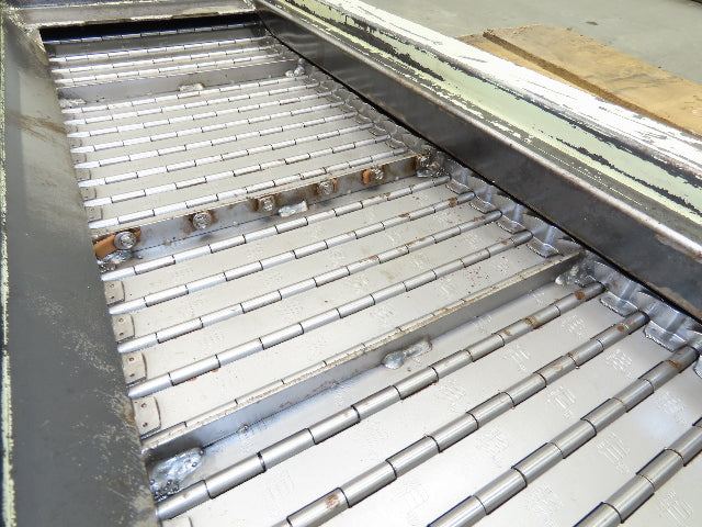 Mayfran Chip-Tote Chip Conveyor 11"x 40" Infeed 38"-48"H Discharge 230/460V 84"L