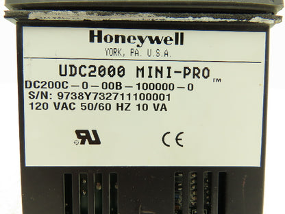 Honeywell DC200C-0-00B-100000-0 UDC2000 Mini Pro Digital Temperature Controller