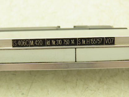 Heidenhain 310 750 14 Linear Scale Encoder 420mm Slide 558mm OAL LS 406C ML420