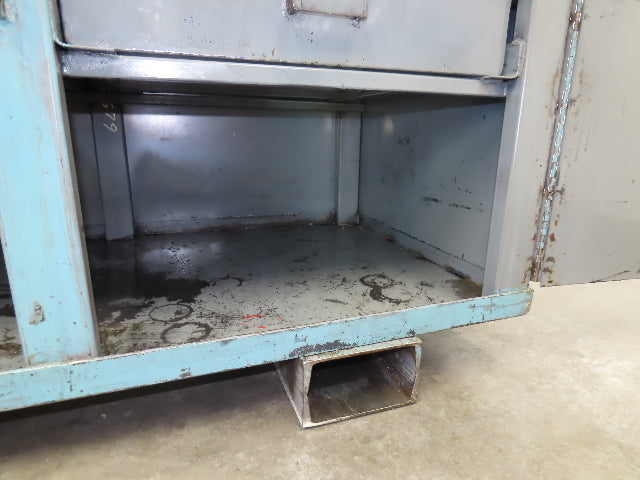 Steel Work Bench Welding Table 4-1/2" Vise 1/4" Plate 65x36" Top 38.5" High