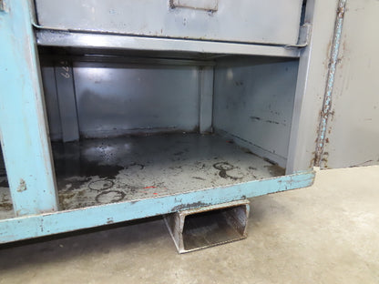 Steel Work Bench Welding Table 4-1/2" Vise 1/4" Plate 65x36" Top 38.5" High