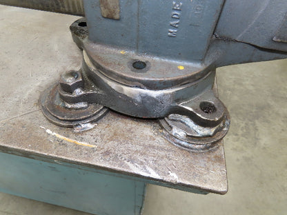 Steel Work Bench Welding Table 4-1/2" Vise 1/4" Plate 65x36" Top 38.5" High