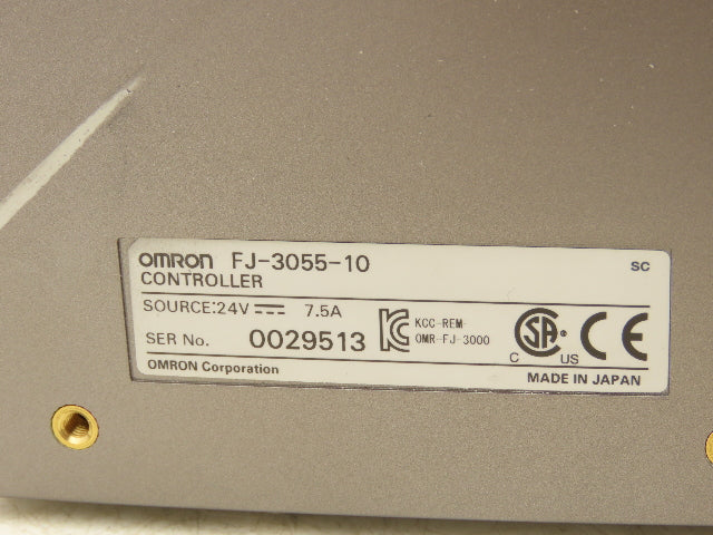 Omron FJ-3055-10 Controller 4 Camera 24VDC 7.5A Input