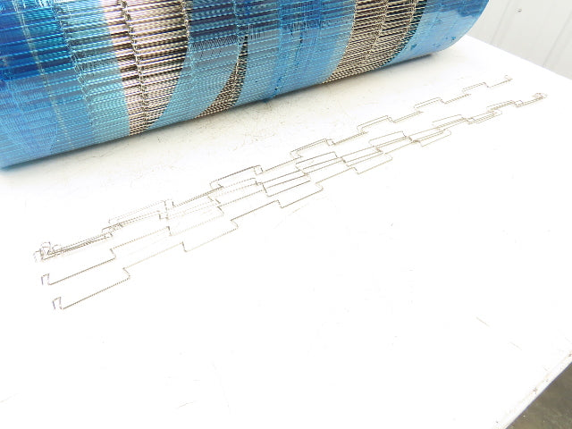 Lumsden 34"x 50' Flat Flex Stainless Wire Conveyor Belt Sanitary 1/2x.072 13SP