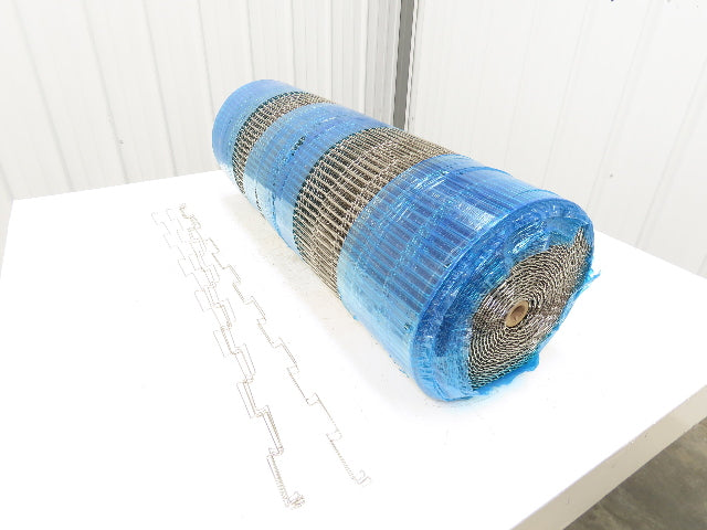 Lumsden 34"x 50' Flat Flex Stainless Wire Conveyor Belt Sanitary 1/2x.072 13SP