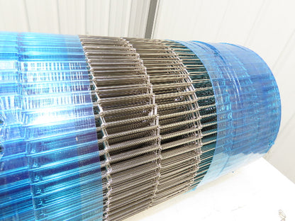 Lumsden 34"x 50' Flat Flex Stainless Wire Conveyor Belt Sanitary 1/2x.072 13SP