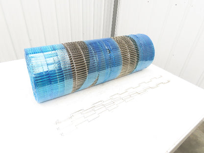 Lumsden 34"x 50' Flat Flex Stainless Wire Conveyor Belt Sanitary 1/2x.072 13SP