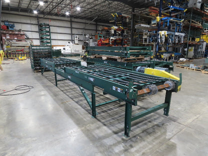 47"W MatTop Roller Belt Conveyor 44"BF 42"Belt 15Hp 3PH  79' + 83'  Lot of 2