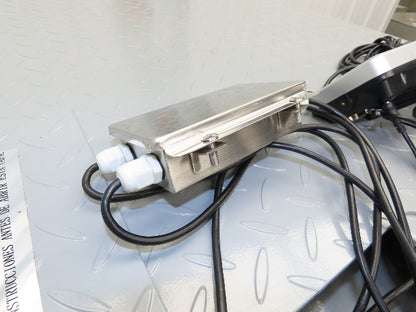 Global Digital Pallet Floor Scales 5000LB Rated 48 x 48" Low Profile Complete