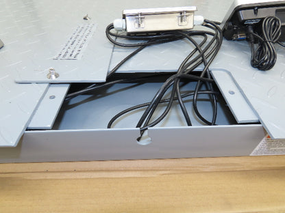 Global Digital Pallet Floor Scales 5000LB Rated 48 x 48" Low Profile Complete