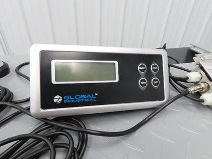 Global Digital Pallet Floor Scales 5000LB Rated 48 x 48" Low Profile Complete