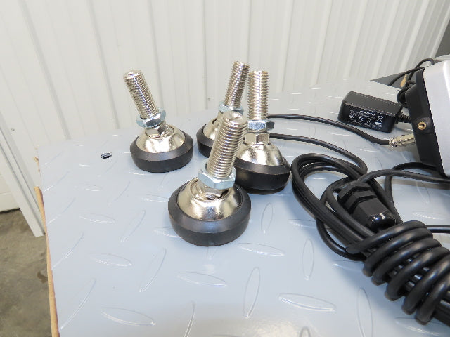 Global Digital Pallet Floor Scales 5000LB Rated 48 x 48" Low Profile Complete