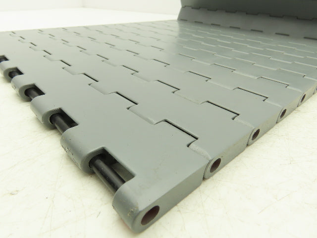 Regina UCC1500 Ultop 15"W MatTop Flat Conveyor Belt Chain Gray FliteTop 10'L