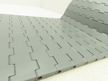 Regina UCC1500 Ultop 15"W MatTop Flat Conveyor Belt Chain Gray FliteTop 10'L