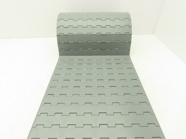 Regina UCC1500 Ultop 15"W MatTop Flat Conveyor Belt Chain Gray FliteTop 10'L