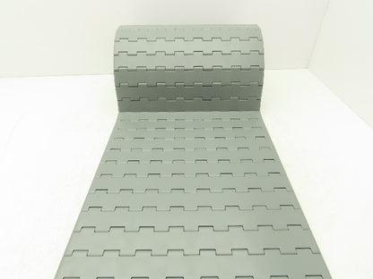 Regina UCC1500 Ultop 15"W MatTop Flat Conveyor Belt Chain Gray FliteTop 10'L